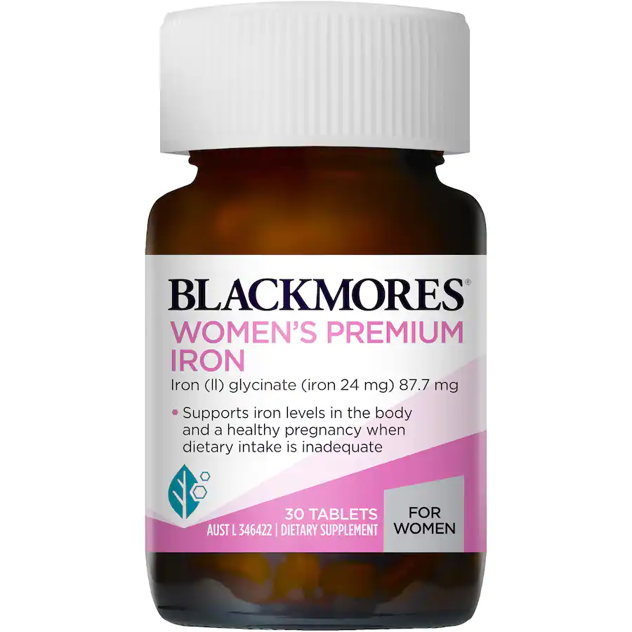 Blackmores Women's Premium Iron 30 Tablets