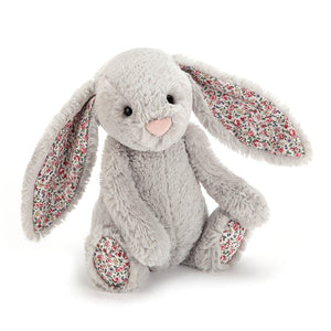 Jellycat Bashful Bunny Blossom Silver Small - H18 X W9 CM.