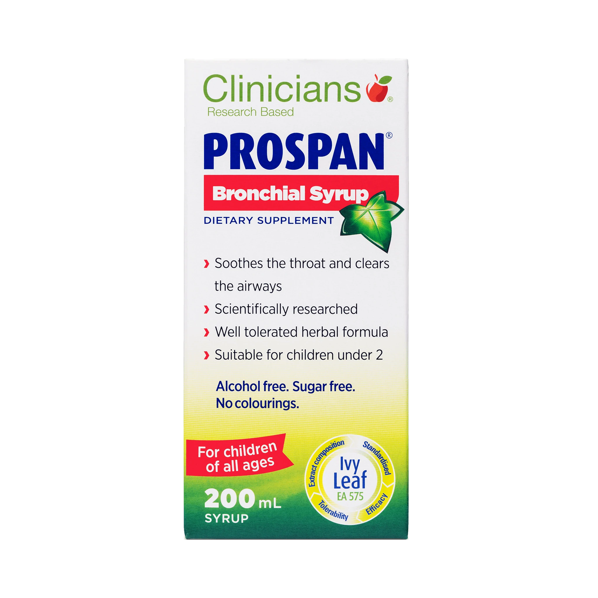 Clinicians Prospan Bronchial Syrup 200ml.