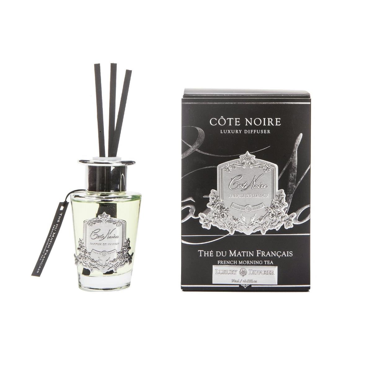 Cote Noire Diffuser Set 90ml - French Morning Tea - Silver - GMSS15001.