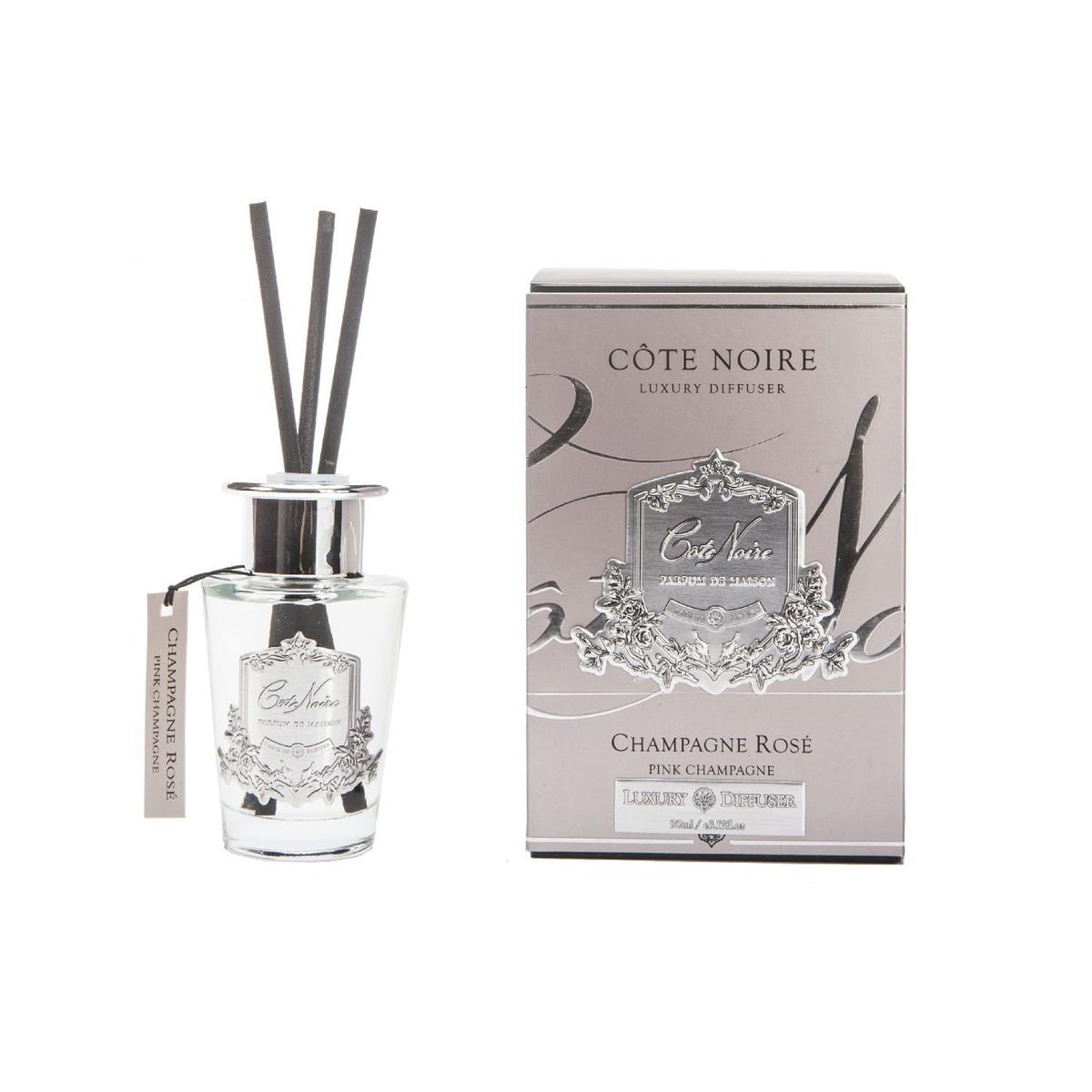 Cote Noire Diffuser Set 90ml - Pink Champagne - Silver - GMSS15018.