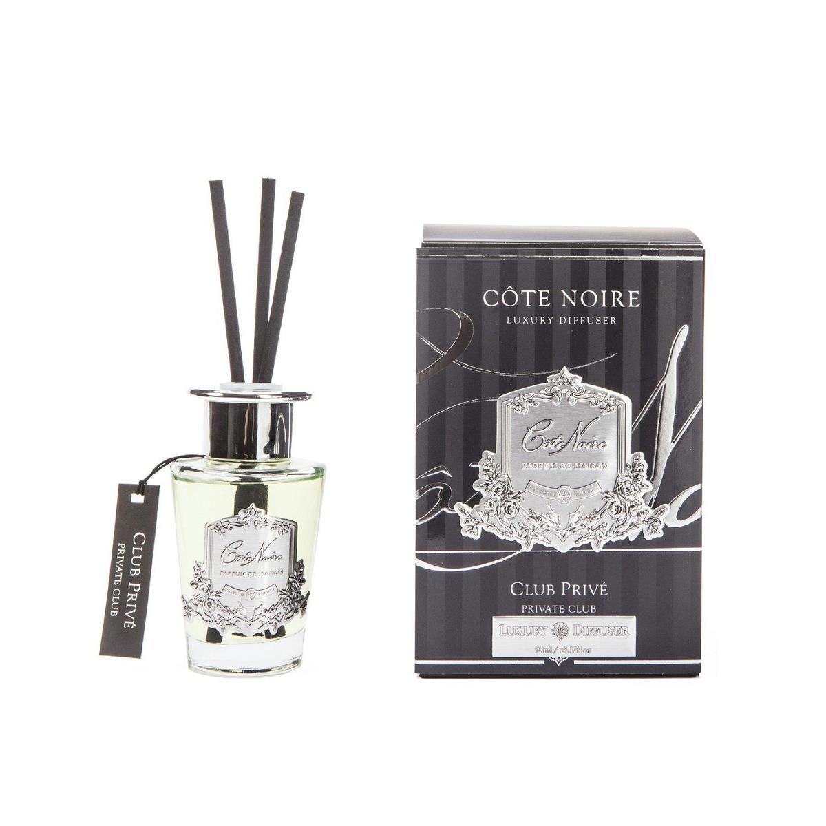 Cote Noire Diffuser Set 90ml - Private Club - Silver - GMSS15025.