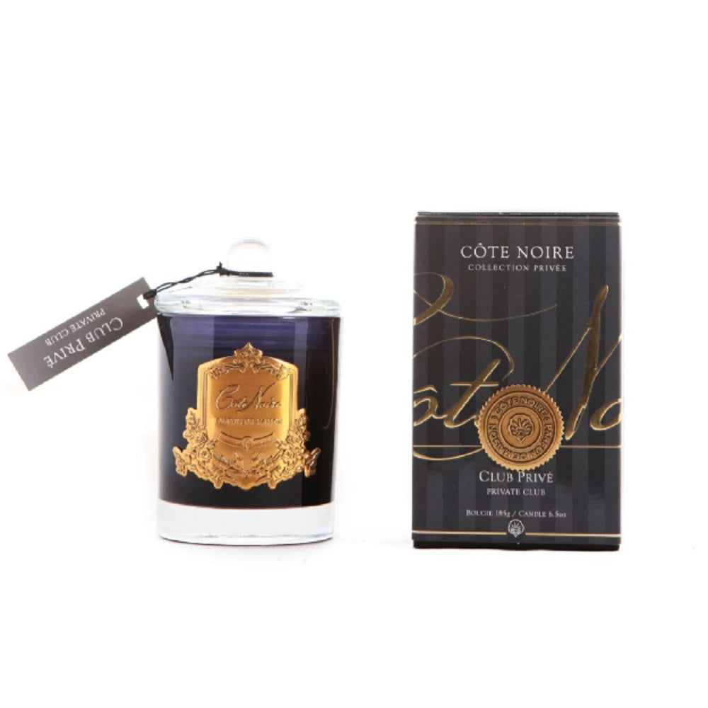 Cote Noire Soy Blend Candle 185G - Private Club - Gold - GML18525.