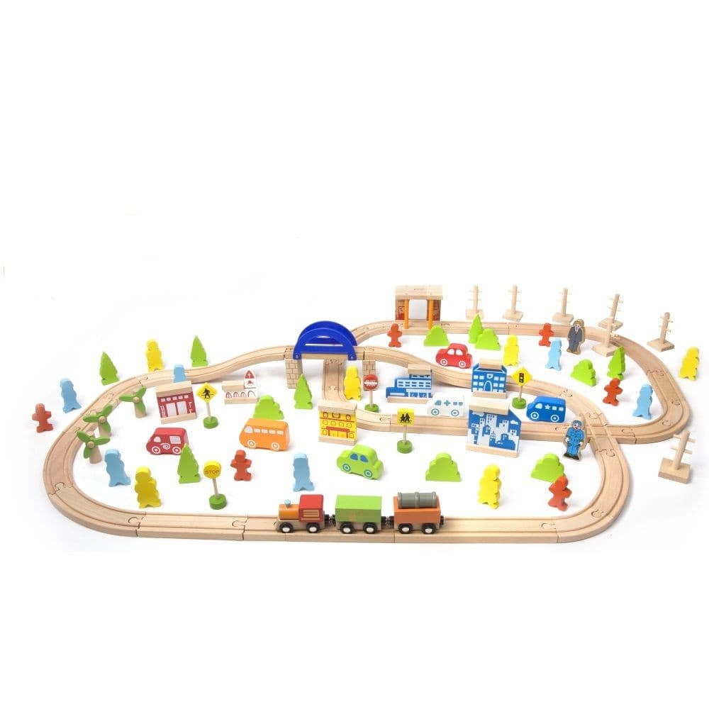 Classic World 110 Pieces Train Set.