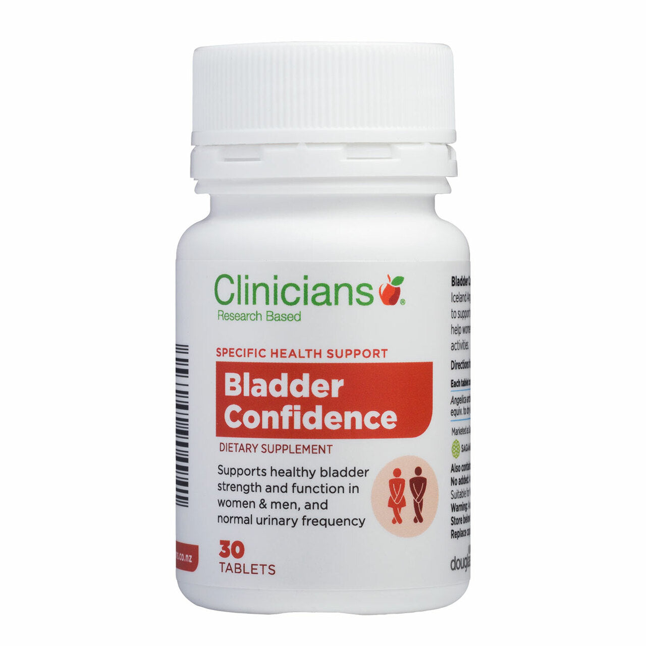 Clinicians Bladder Confidence 30 Tablets.