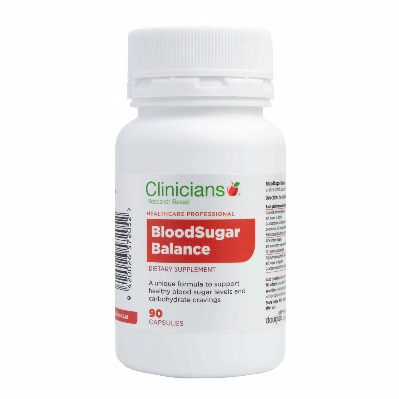 Clinicians BloodSugar Balance 90 Capsules.