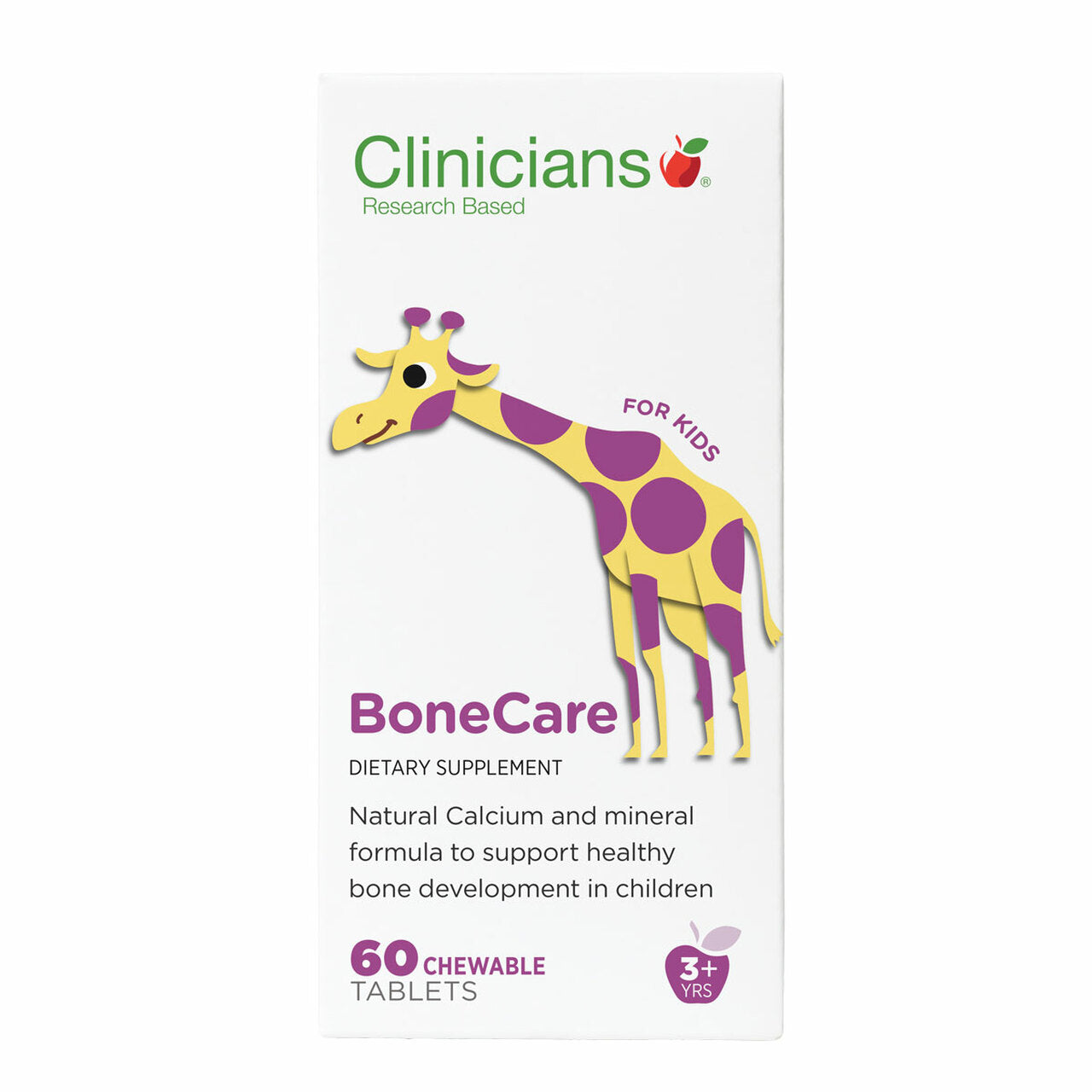 Clinicians BoneCare Kids 50 Chewable Tablets.