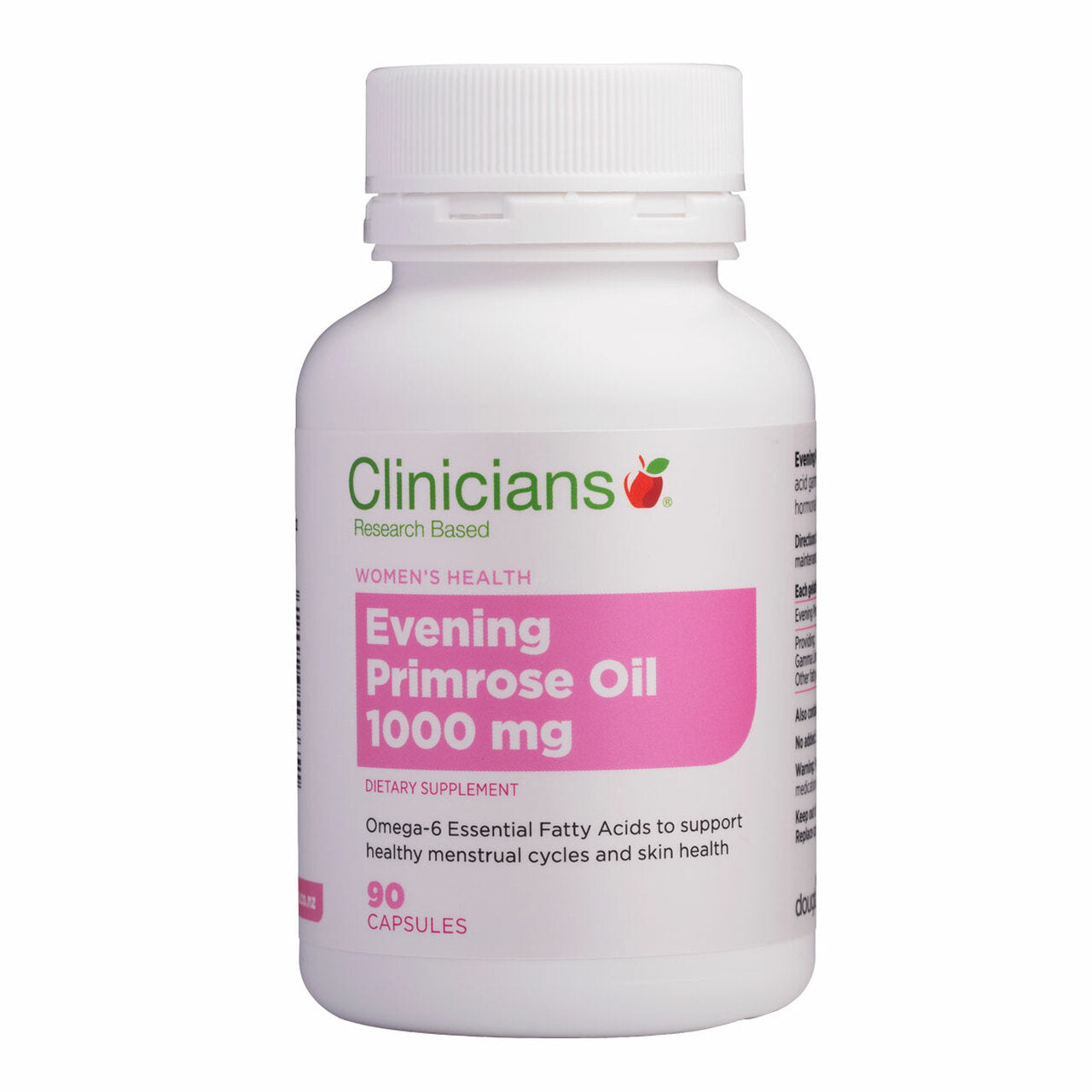 Clinicians Evening Primrose Oil 90 Capsules.