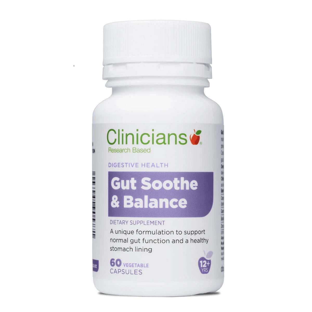 Clinicians Gut Soothe & Balance 60 Vege Capsules, General, OCARE NZ