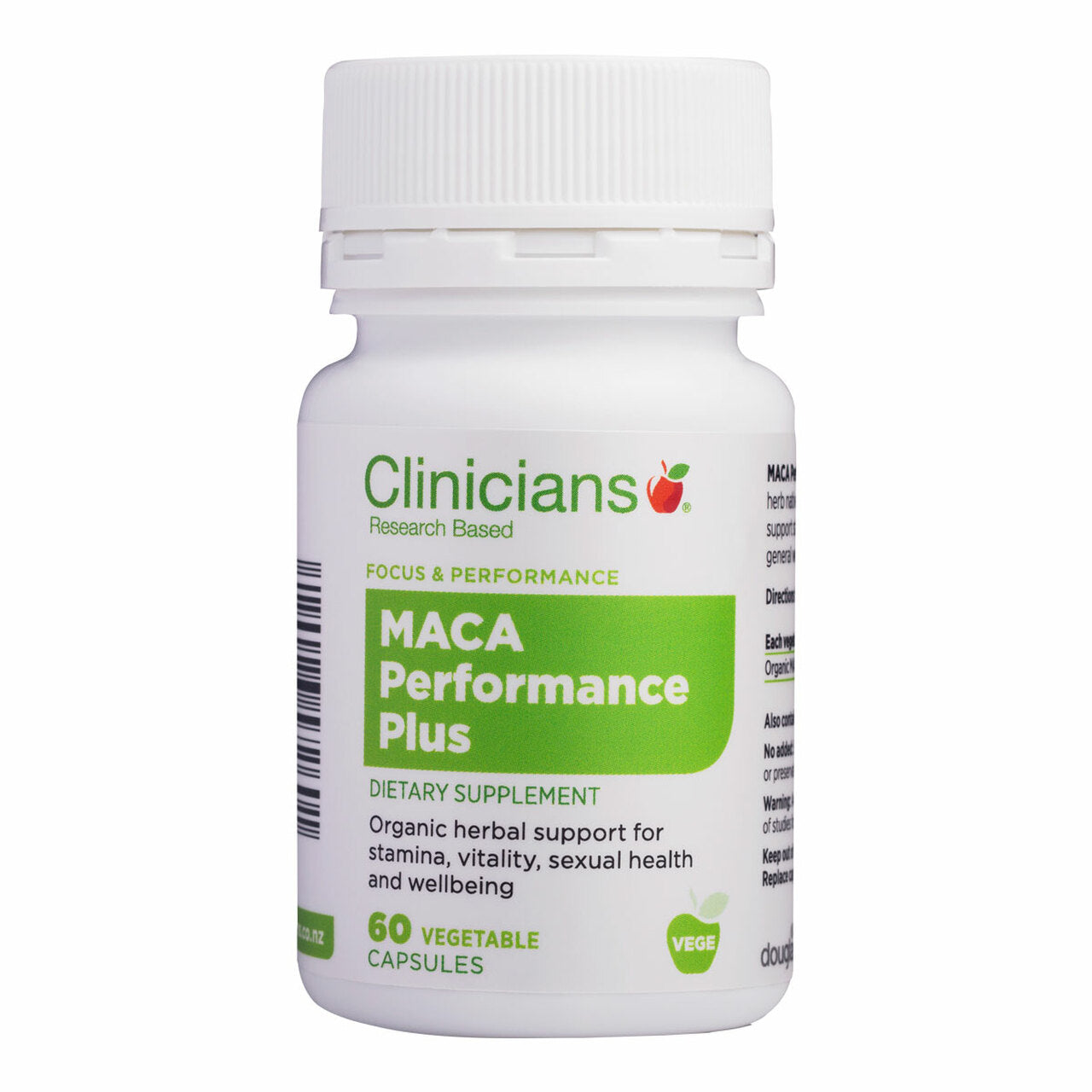 Clinicians Maca Performance Plus 60 Vege Capsules.