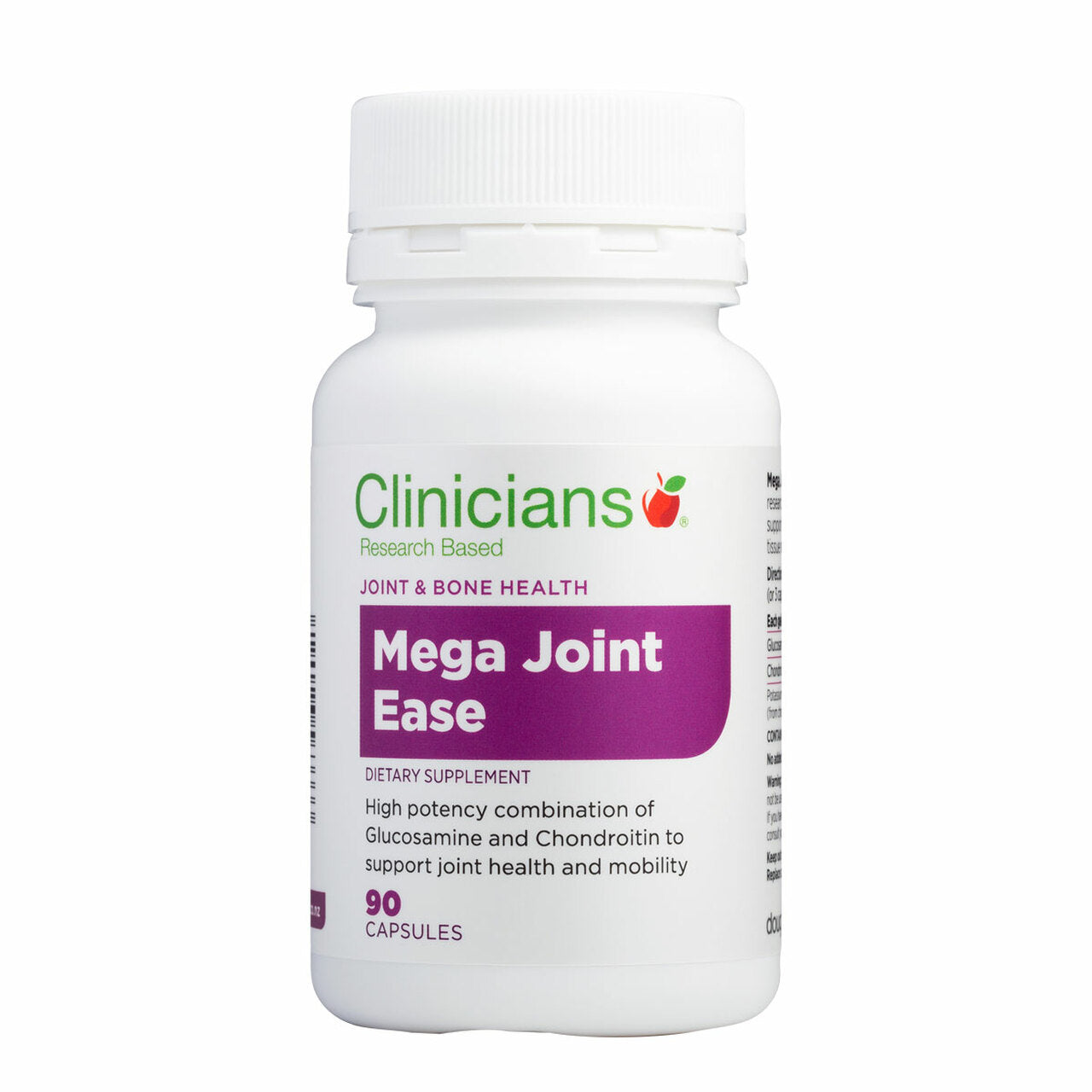 Clinicians Mega Joint Ease 90 Capsules.