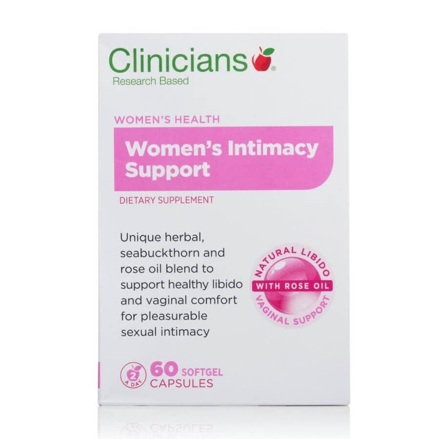 Clinicians Women's Intimacy Support 60 Softgel Capsules.