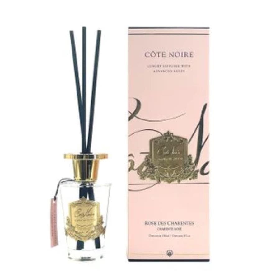 Cote Noire Charente Rose - 150ml Diffuser Gold - GMDL15054.