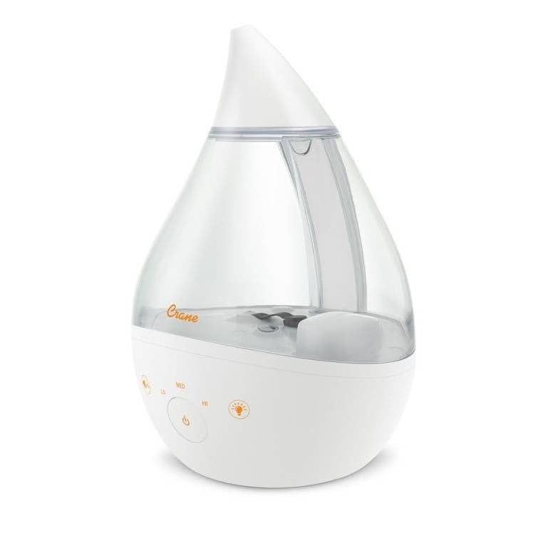 Crane 4 in 1 Top Fill Drop Humidifier w Sound Machine.