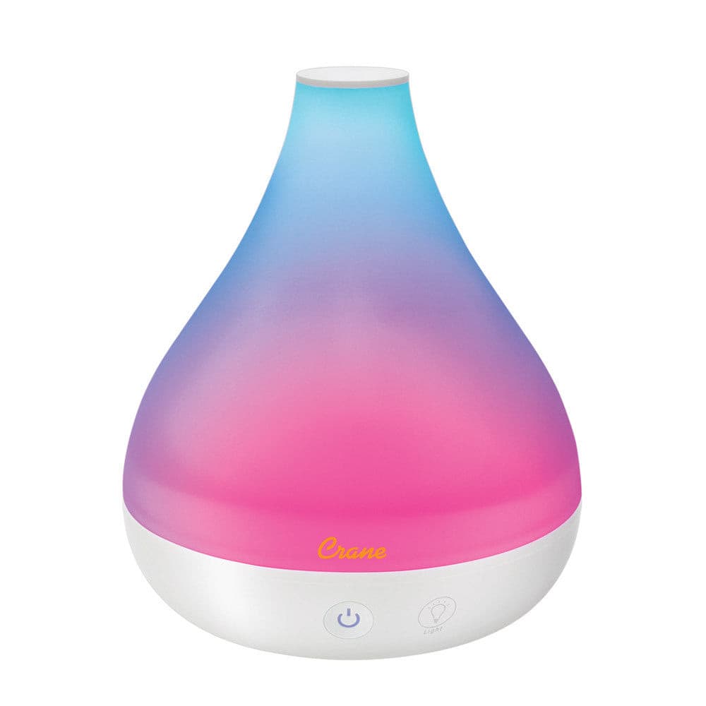 Crane Cool Mist Humidifier + Aroma Diffuser  - White.