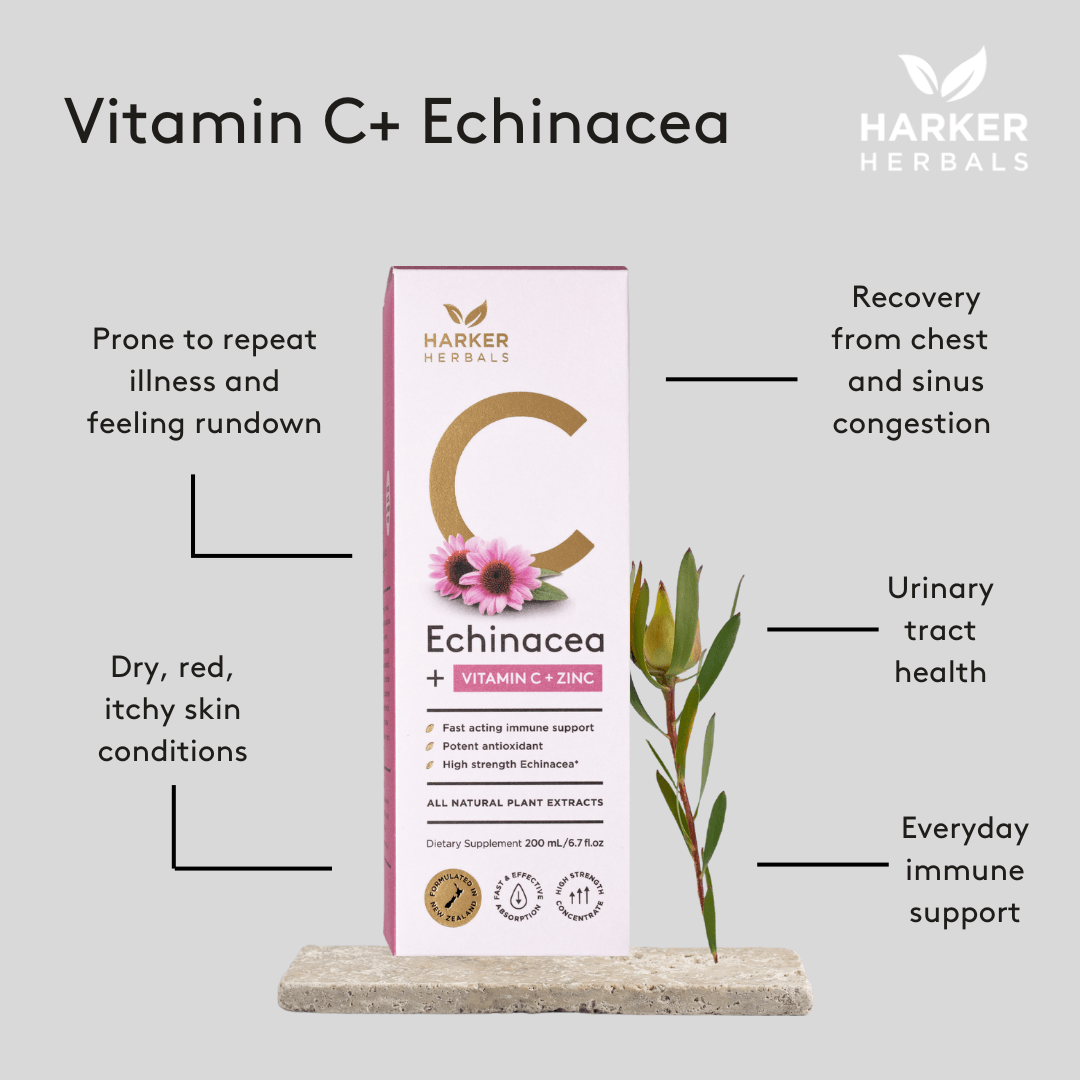 Harker Herbals Vitamin C + Echinacea + Zinc, image 4