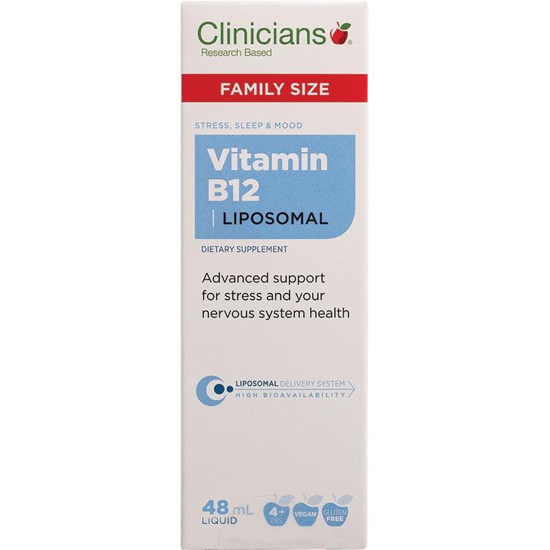 Clinicians Liposomal Vitamin B12 50mcg 48ml.