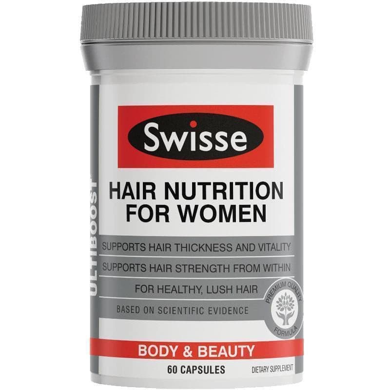 Swisse Ultiboost Hair Nutrition For Women 60 Capsules EXP:09/2022.