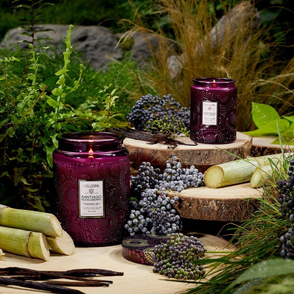 VOLUSPA Santiago Huckleberry 100hr Candle.