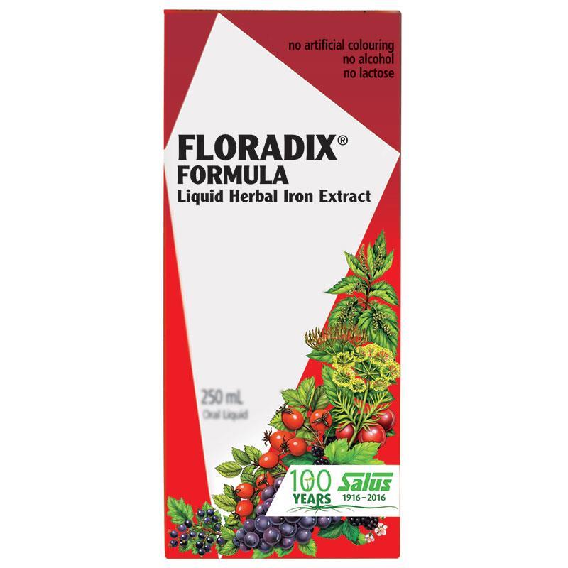 Floradix Formula Liquid Herbal Iron Extract 250ml.