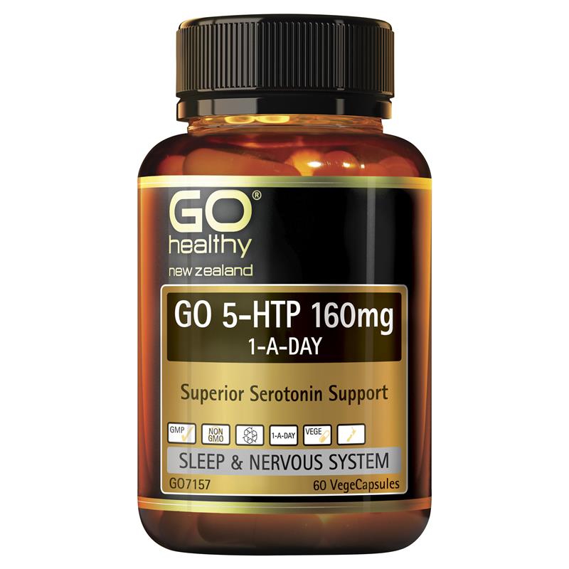 GO Healthy GO 5-HTP 160mg 60 Capsules.