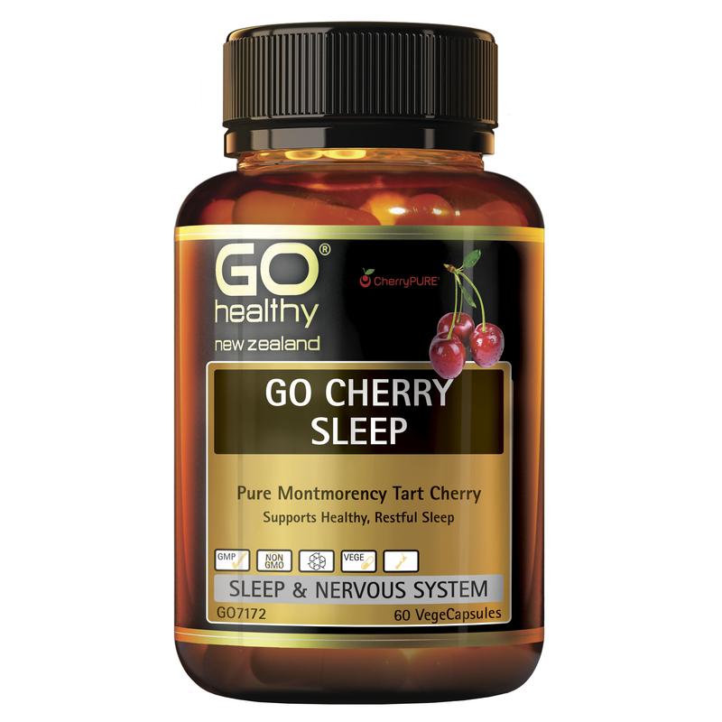 GO Healthy GO Cherry Sleep 60 Vege Capsules.