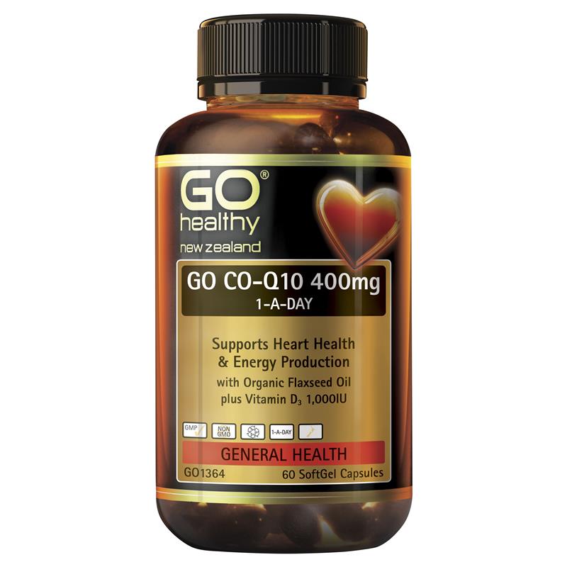 GO Healthy GO Co-Q10 400mg 1-A- Day.