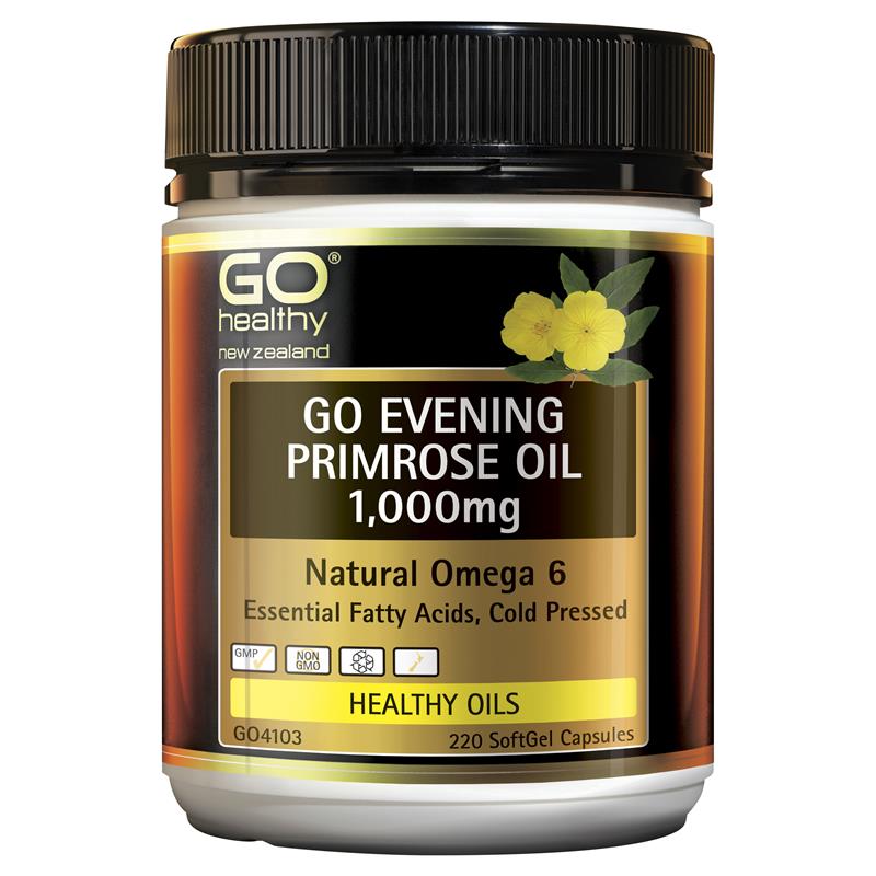 GO Healthy GO Evening Primrose Oil 1000mg 220 Capsules.