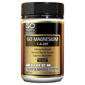 GO Healthy GO Magnesium 500mg 1-A Day.