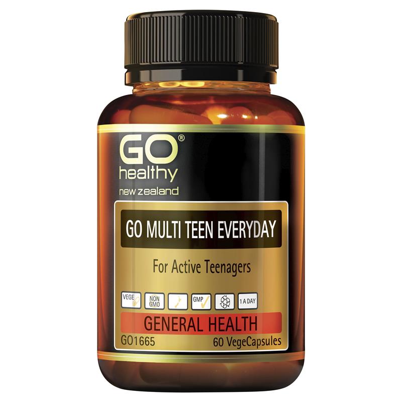 GO Healthy GO Multi Teen Everyday 60 Vege Capsules.