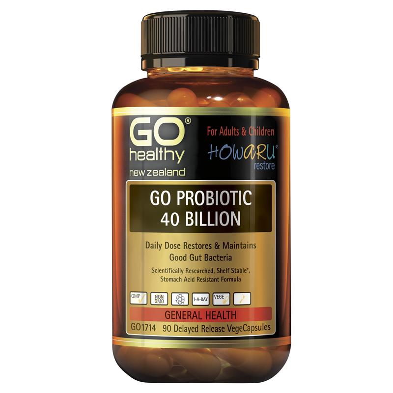 GO Healthy Go Probiotic 40 Billion