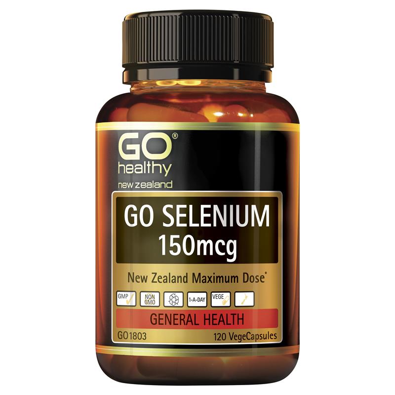 GO Healthy GO Selenium 150mcg 120 Vege Capsules.