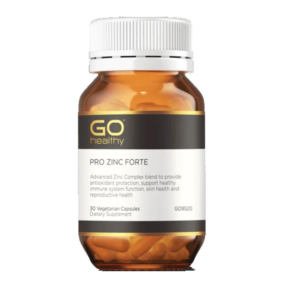 GO Healthy Pro Zinc Forte 30 Vege Capsules.