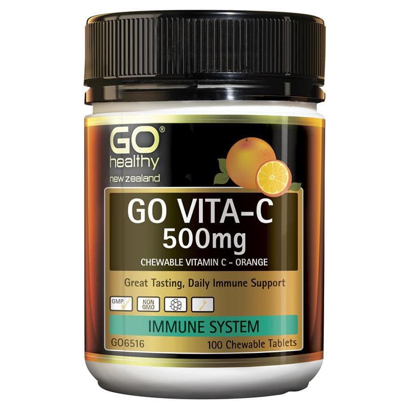 Go Healthy GO Vita-C 500mg Orange.