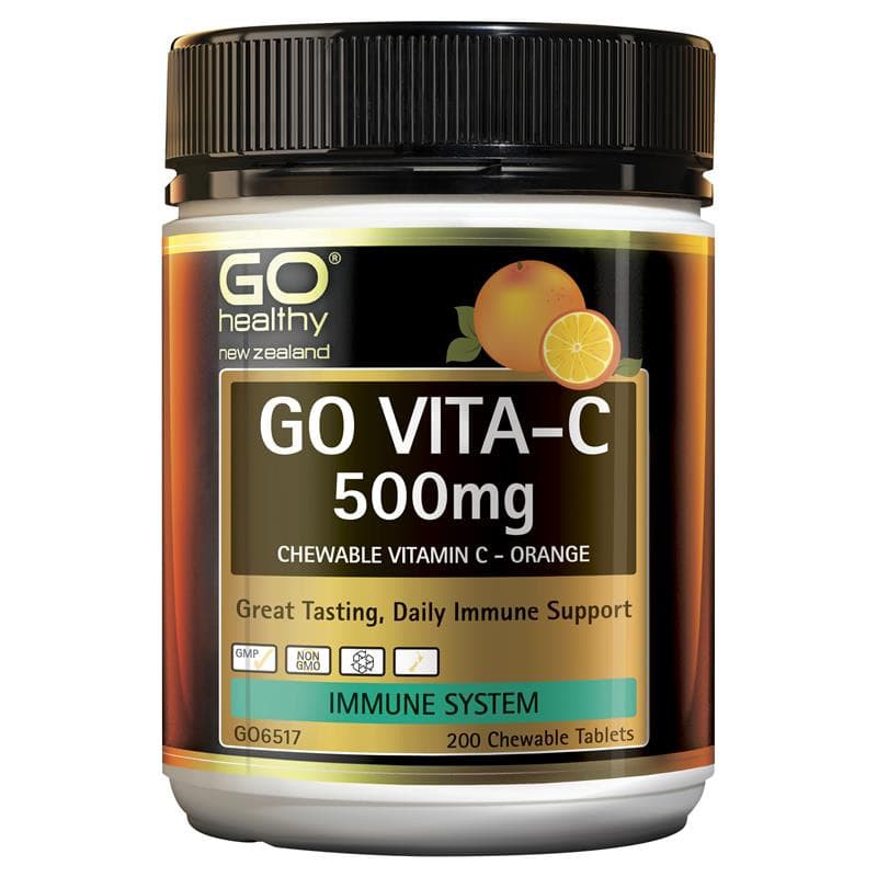 Go Healthy GO Vita-C 500mg Orange.