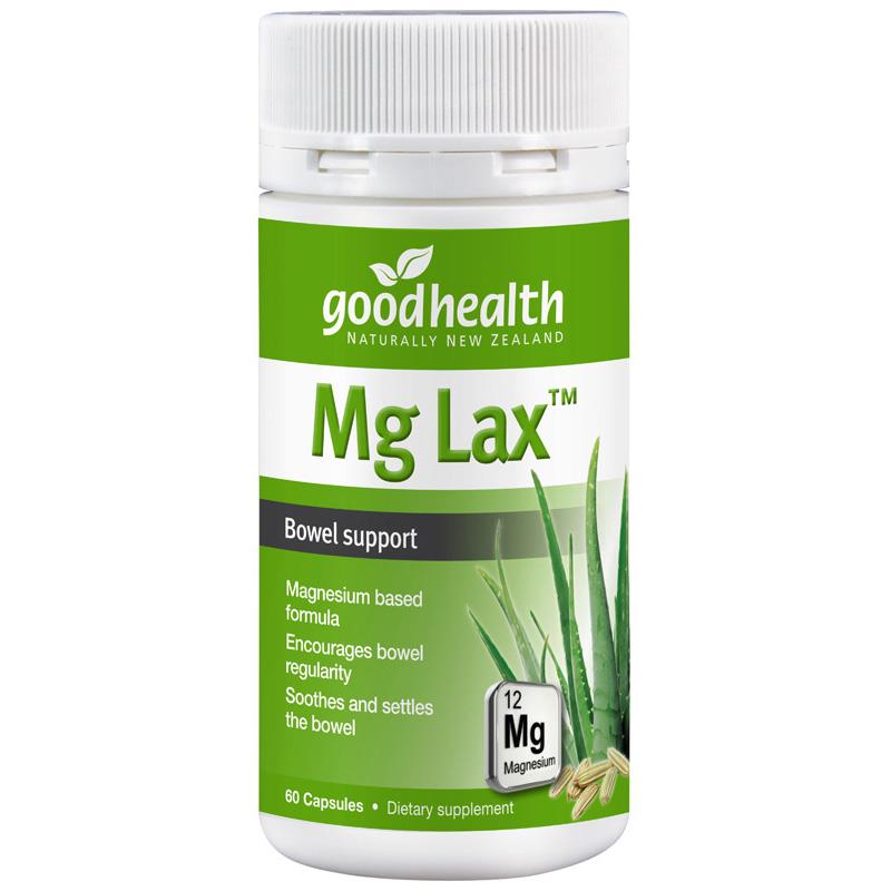 Good Health Mg Lax 60 Capsules.