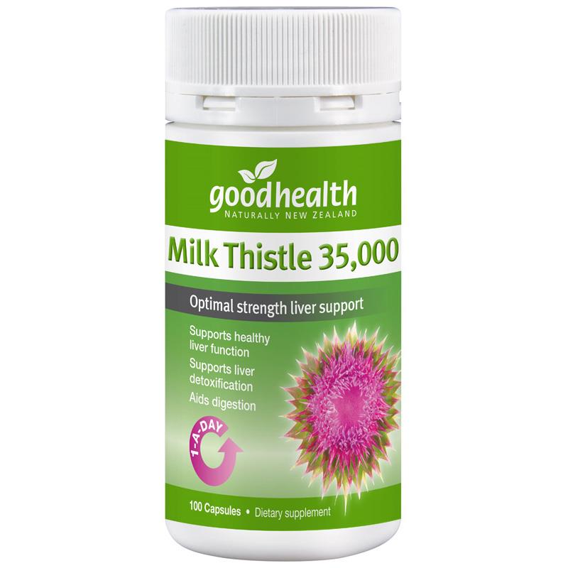 Good Health Milk Thistle 35000mg 100 Capsules.