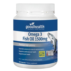 Good Health Omega 3 Fish Oil 1500mg.