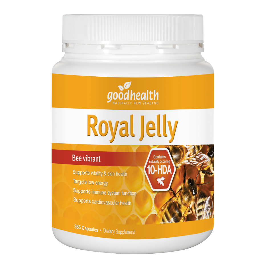 Good Health Royal Jelly 1000mg 365 Capsules.