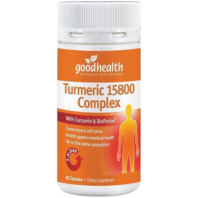 Good Health Turmeric 15,800 Complex 60 Capsules.