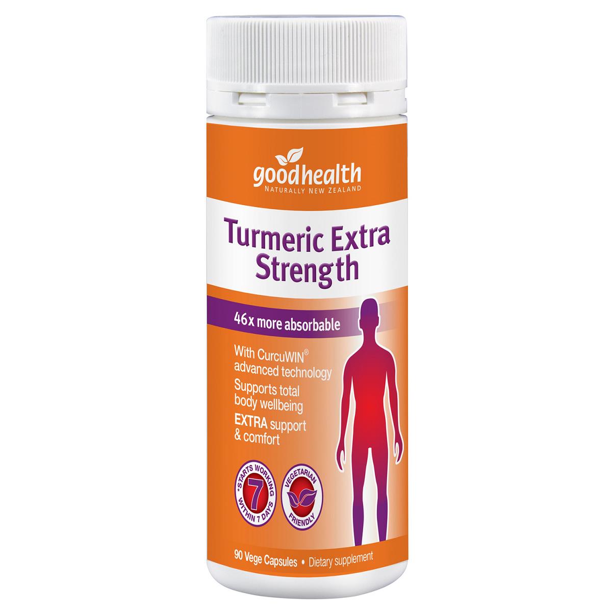 Good Health Turmeric Extra Strength 90 Capsules.