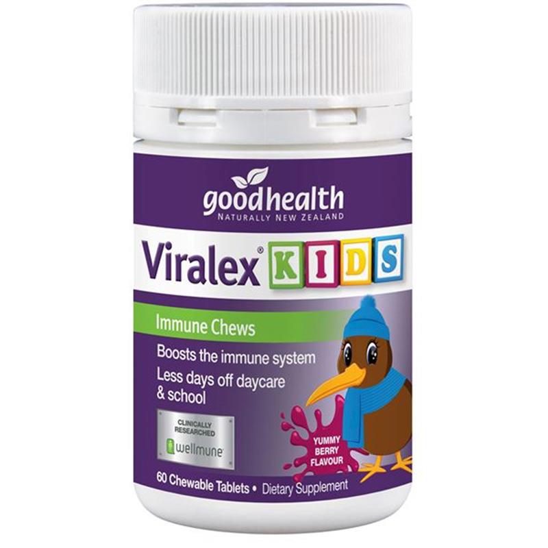 Good Health Viralex Kids 60 Chewable Tablets.