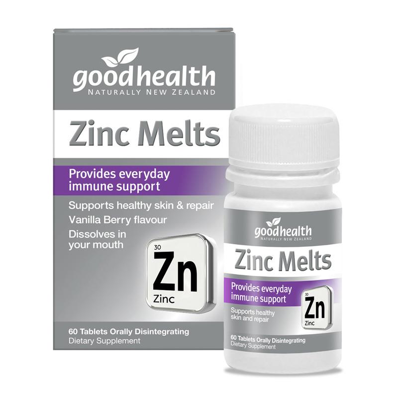 Good Health Zinc Melts 60 Tablets.