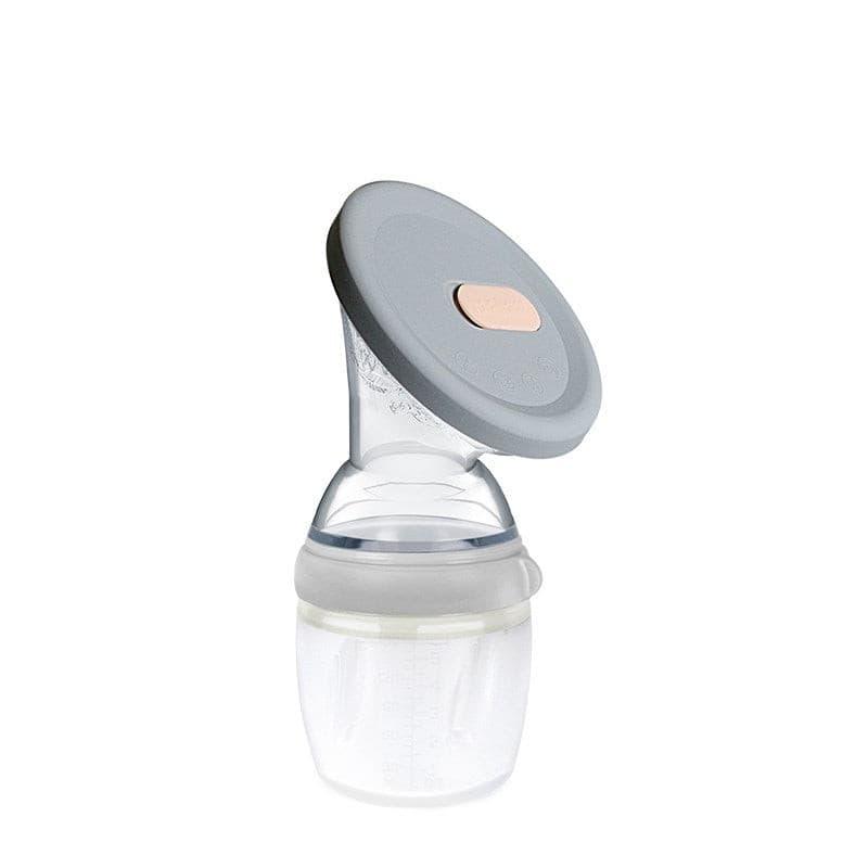 Haakaa Generation 3 160ml Silicone Breast Pump & Silicone Cap Set Grey, image 2