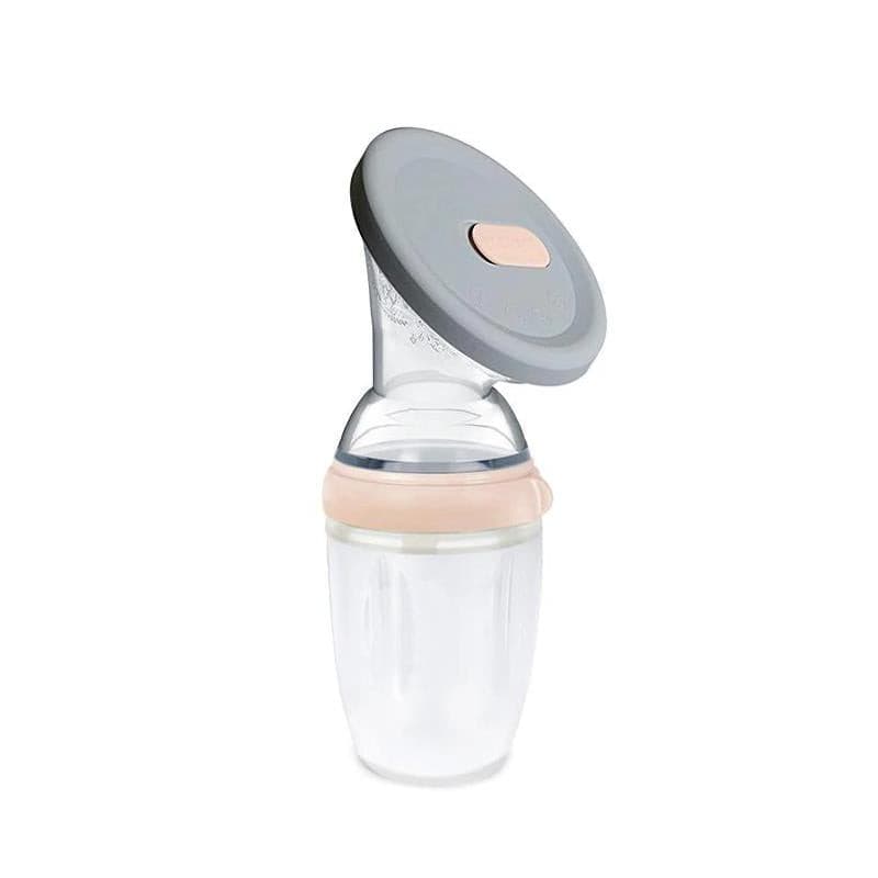 Haakaa Generation 3 250ml Silicone Breast Pump & Silicone Cap Set Nude.