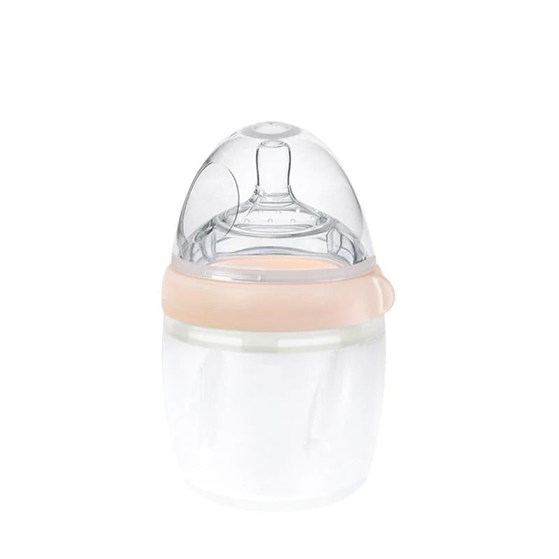 Haakaa Generation 3 Silicone Baby Bottle 160ml-Peach