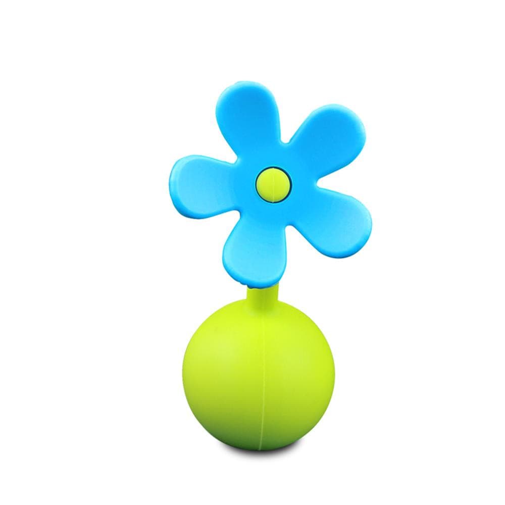 Haakaa Silicone Breast Pump Flower Stopper-Blue.