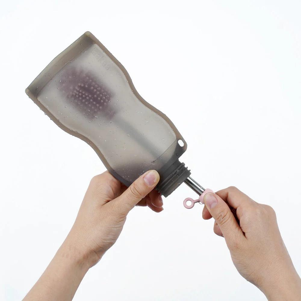 Haakaa Silicone Cleaning Brush Kit-Blush, image 2