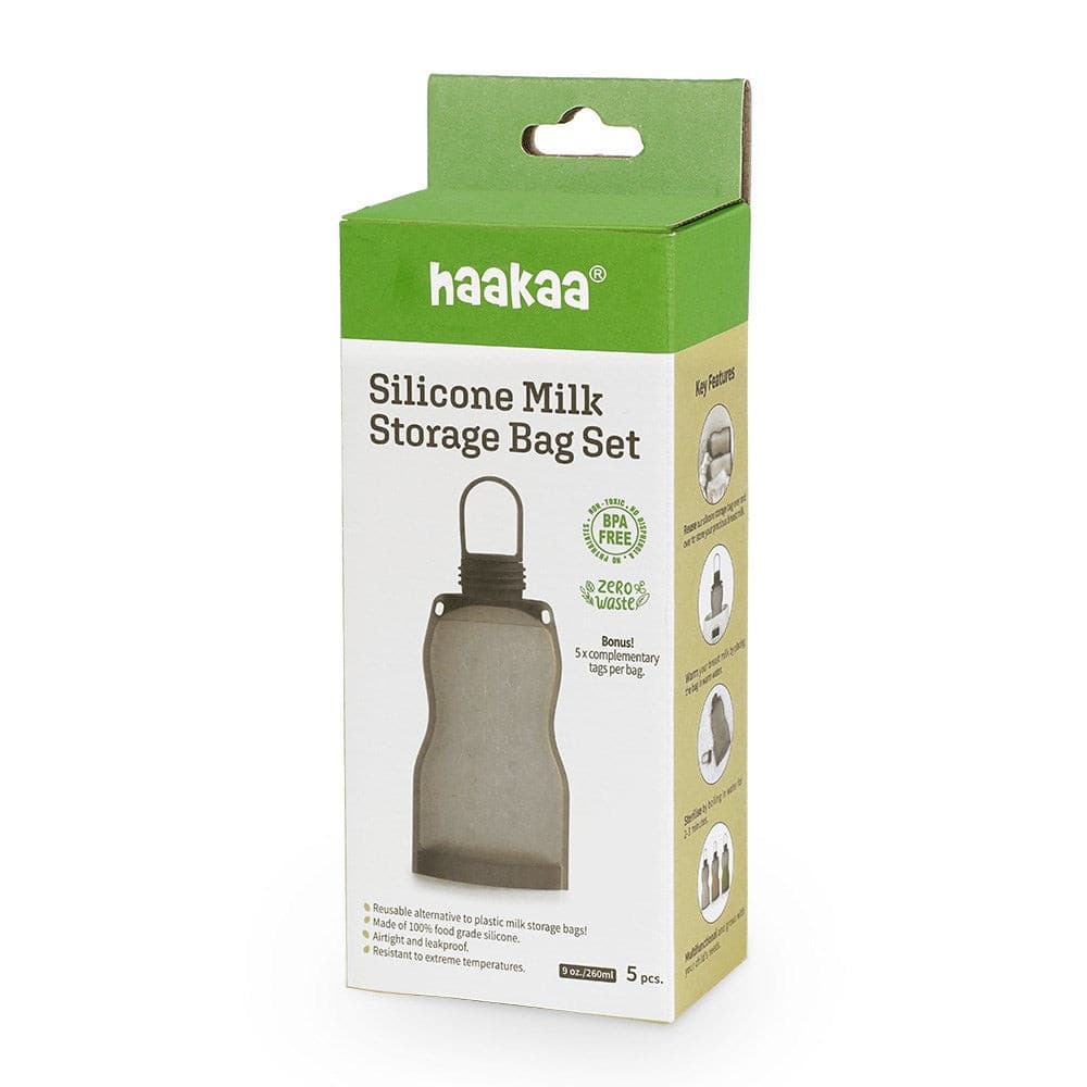 Haakaa Silicone Multifunctional Milk Storage Bag（5 pack）.