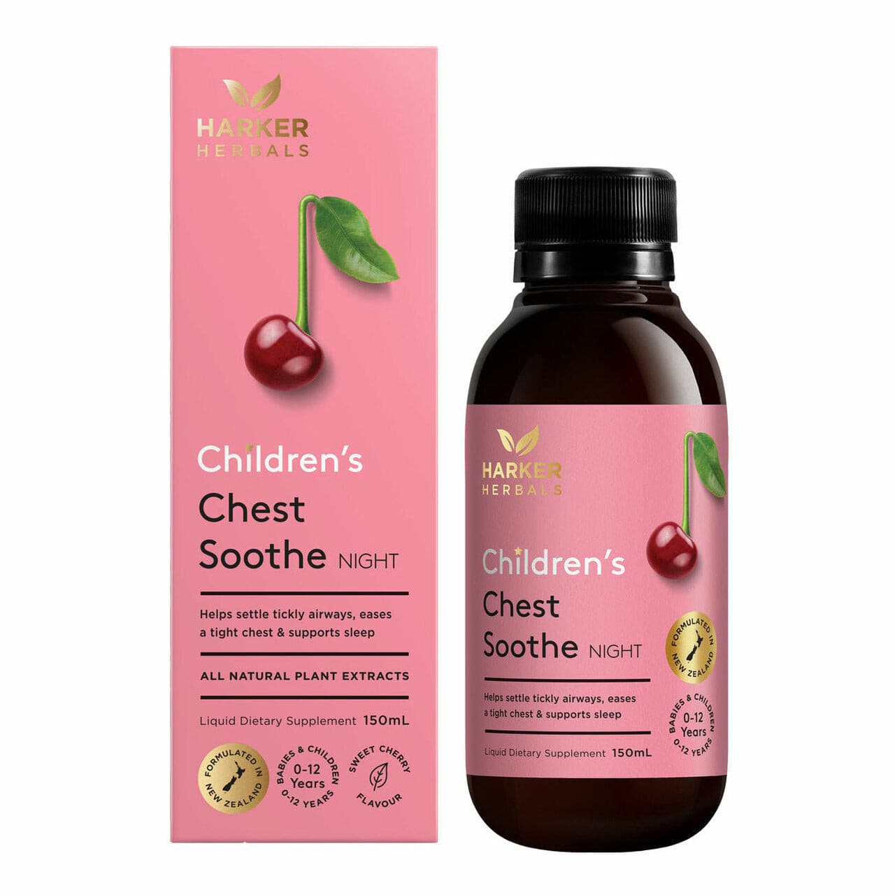 Harker Herbals Children's Chest Soothe - Night 150ml.